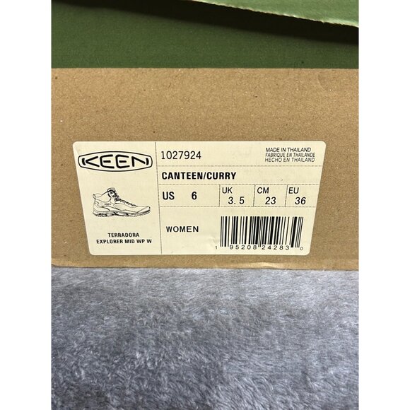 Women's Terradora Explorer Waterproof Boot Canteen/curry size 6 waterproof NIB - Picture 7 of 8